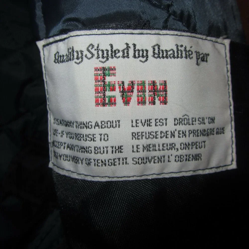Evin Telescopic Sleeve Mens L Hooded Winter Jacket, Quilted, Black, Reflector